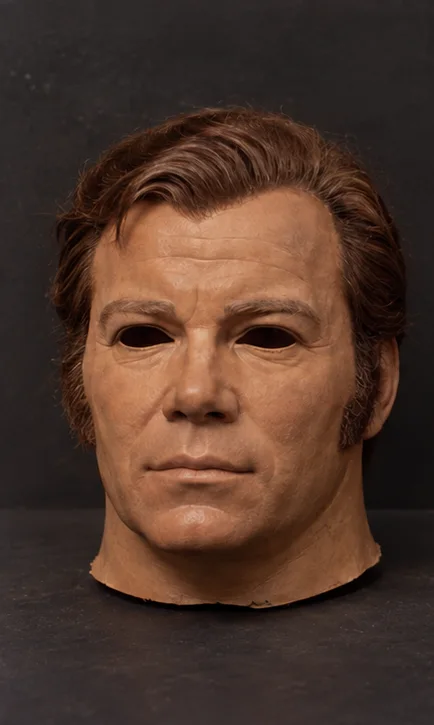 Retail mask. Artist's editorial reconstruction; not an authentic prop photograph.